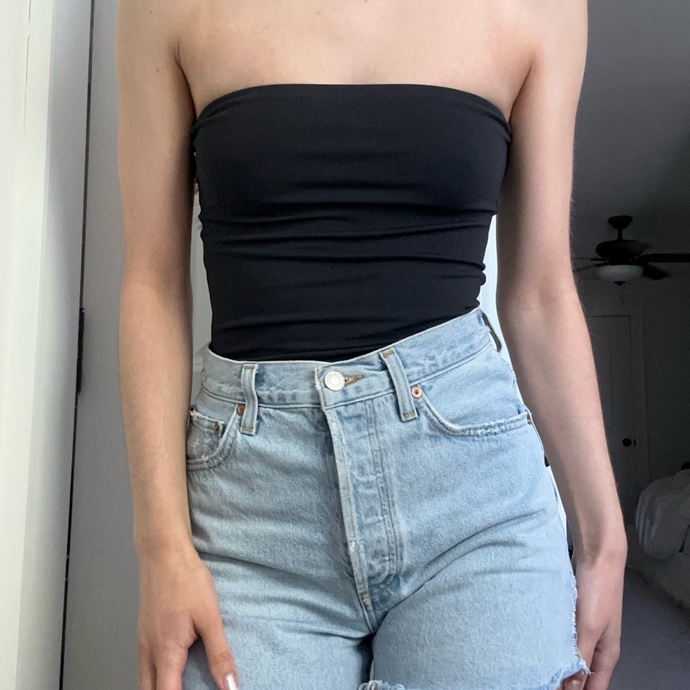 Aritzia Babaton Contour strapless tank - black - small